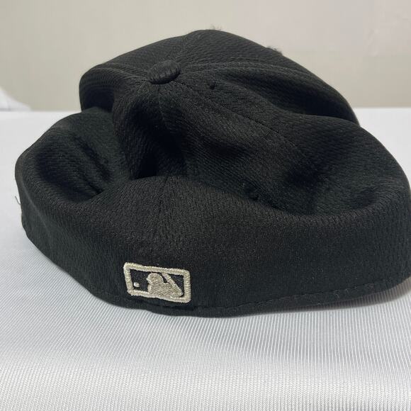 Detroit Tigers Hat Men's 7 1/2 MLB New Era 59Fifty Baseball Cap Black - Picture 3 of 7